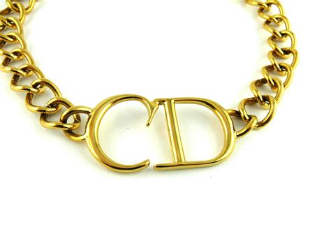 dior tennis necklace|Dior gold necklace.